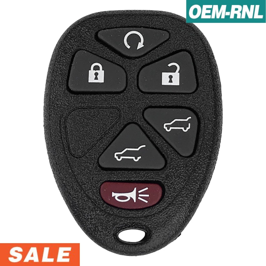 GM 2007-2014 OEM 6 Button Keyless Entry Remote with Hatch & Hatch Glass OUC60270