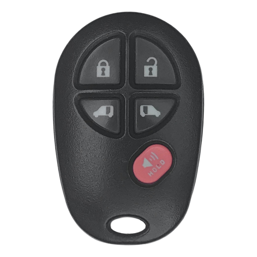 Toyota Sienna 5 Button Keyless Entry Remote 2004-2020 For GQ43VT20T | Aftermarket