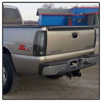 Spyder Chevy Silverado 1500 99-02 (Not Fit Stepside) LED Tail Lights Blk Smke ALT-YD-CS99-LED-BSM 5078063