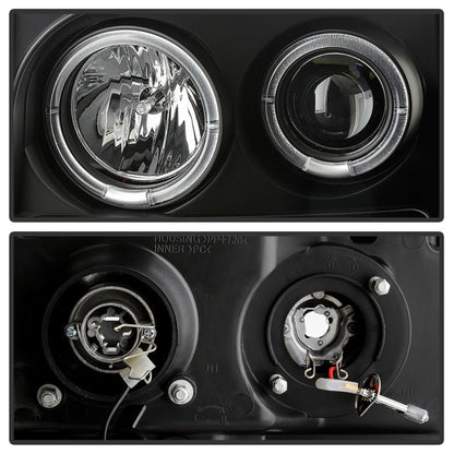 Spyder GMC Sierra 1500/GMC Sierra Denali 08-13 Projector LED Halo- LED All Blk PRO-YD-GS07-HL-BKV2 5086020