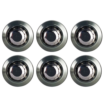 BLOX Racing New Fender Washers Kit M6 12pt - 6pc Large Diameter Gun Metal BXAC-00311-GM