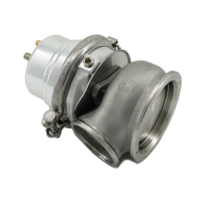 BULL BOOST PERFORMANCE Universal External 12PSI Stubby 60mm Turbo Wastegate V-Band WG w/Springs