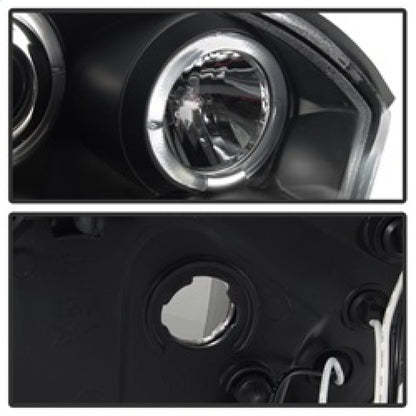 Spyder Chevy Malibu 04-07 Projector Headlights LED Halo LED Black High H1 Low H1 PRO-YD-CM04-HL-BK 5042675