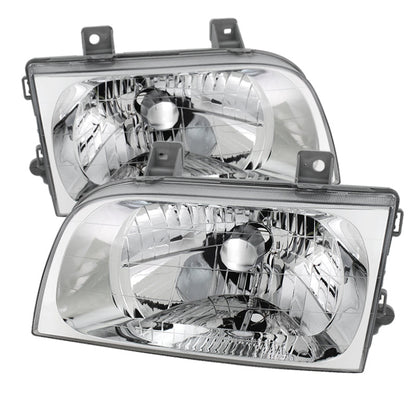 SPYDER Xtune Kia Sportage 98-02 Crystal Headlights Chrome HD-JH-KIASP98-C 9025525