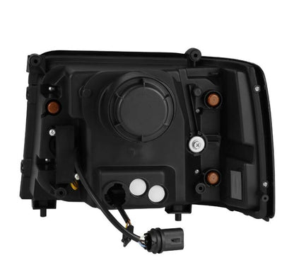 AlphaRex 92-96 Ford F-Series/Bronco PRO-Series Proj Headlight Blk w/Seq. Sig & DRL 880266 *Discontinued