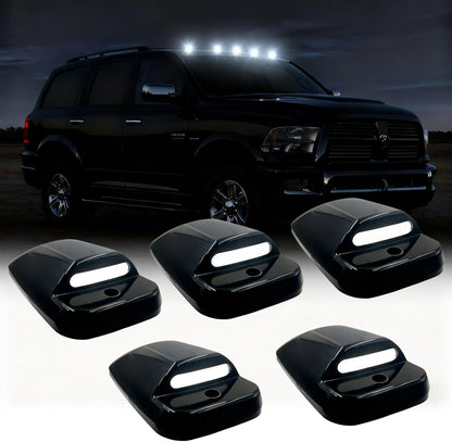 2003-2018 Dodge Ram HD Smoked White Amber Slim-Line LED Roof Cab Lights