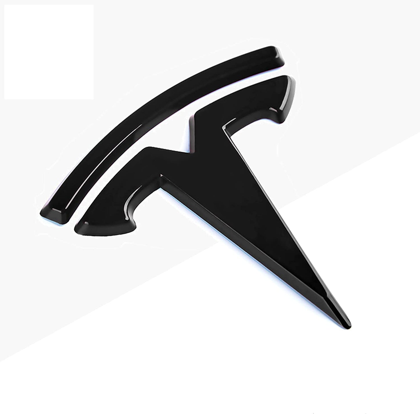 TESLA Metal Gloss and Matte OEM Emblems Logo for Model 3 & Model Y Hood + Trunk in Gold, Red, Gloss and Matte Black