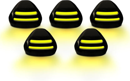 1999-2016 Ford F250 Super Duty Clear Smoked White Amber LED Roof Cab Lights