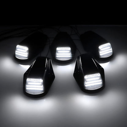 1984-1998 Ford F250 Super Duty Clear Smoked White Amber LED Roof Cab Lights