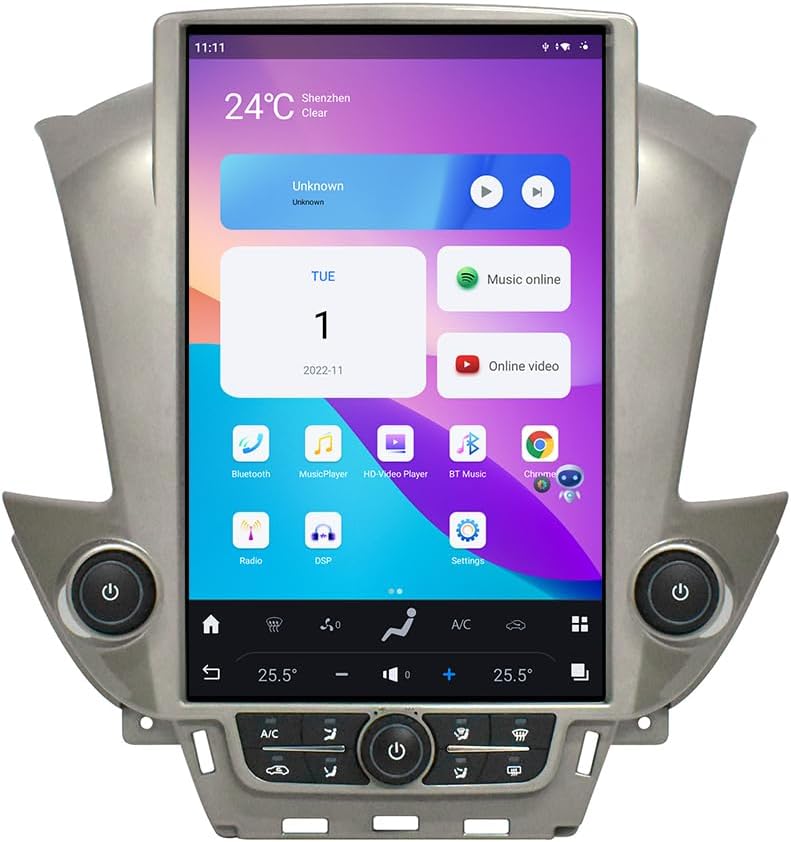 Chevrolet Suburban Tahoe GMC Yukon 2014-2020 Tesla-Style Head Unit 14.4 Inch Qualcomm Android Car Radio