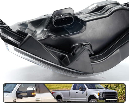 2017-2026+ Ford Super Duty F250 Smoked White Amber LED Mirror Lights