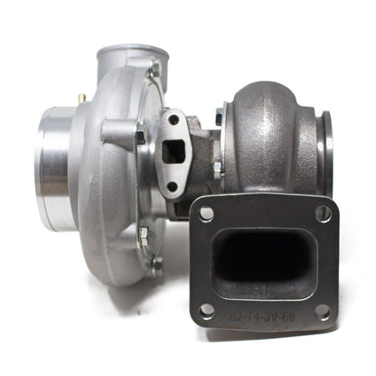 REV9 TX-66-62 Billet Compressor Wheel Turbocharger .68 AR, T4 Flange, 3 in. V-Band Exhaust Flange
