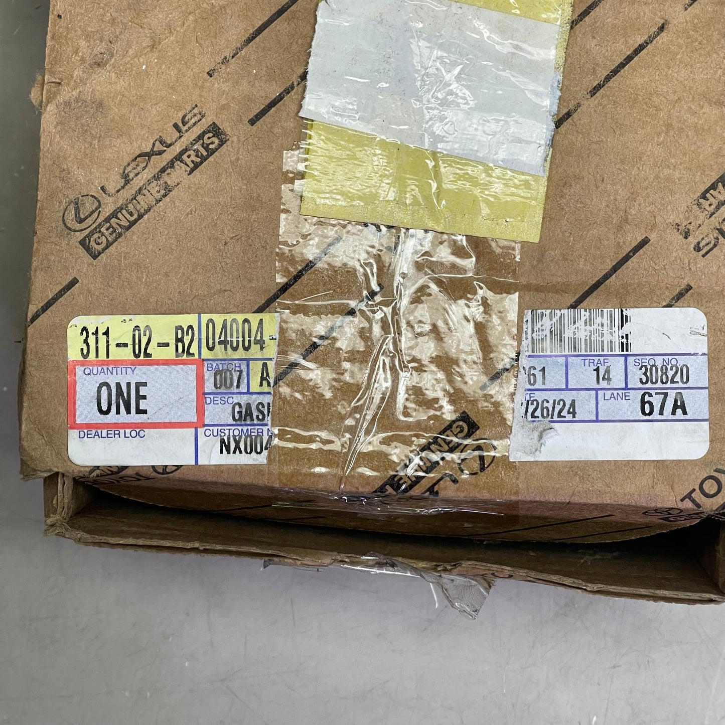 TOYOTA Gasket Kit Genuine OEM For 24TA0 04004-6510D