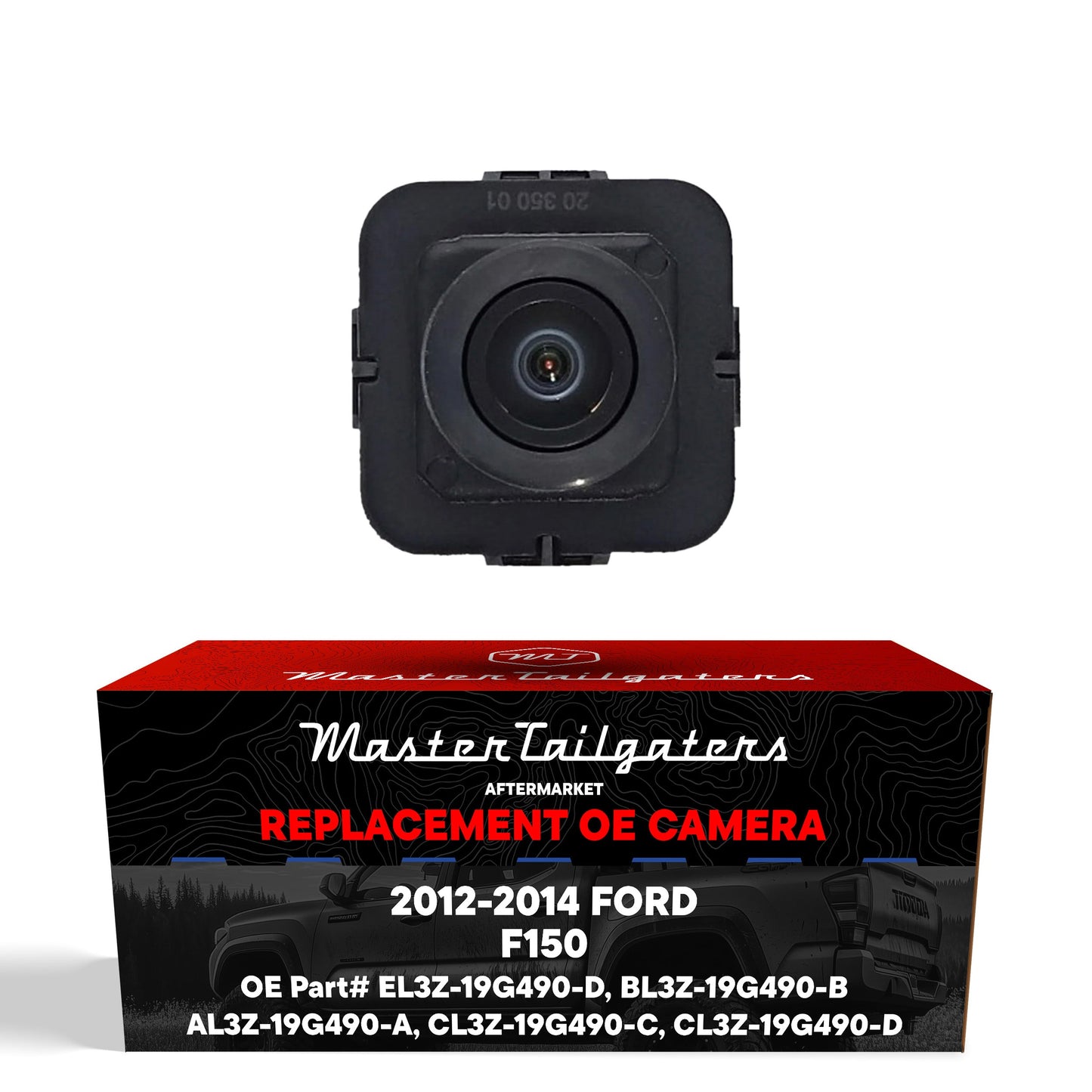 Ford F150 (2012-2014) OEM Replacement Backup Camera OE Part # EL3Z-19G490-D, BL3Z-19G490-B, AL3Z-19G490-A, CL3Z-19G490-C, CL3Z-19G490-D