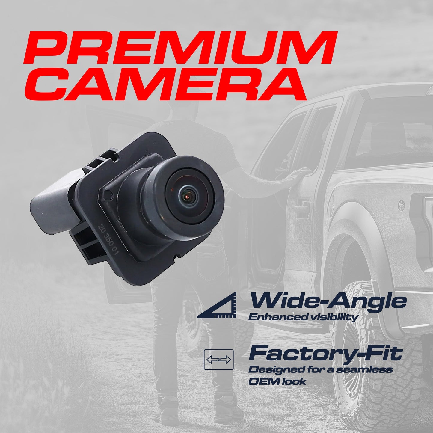 Ford F150 (2012-2014) OEM Replacement Backup Camera OE Part # EL3Z-19G490-D, BL3Z-19G490-B, AL3Z-19G490-A, CL3Z-19G490-C, CL3Z-19G490-D