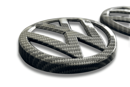 VW Golf 7 - Base, GTI, R - Carbon Fiber Look Emblem Set (2012-2017)