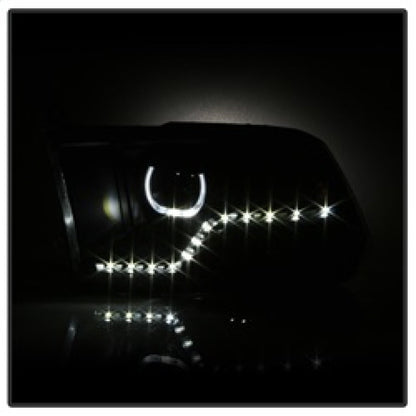SPYDER xTune Dodge Ram 2009-2014 Halo LED Projector Headlights - Black PRO-JH-DR09-CFB-BK 9036729