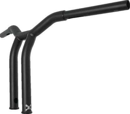 Burly Brand Dominator Raked Bar 12in - Matte Black B12-6052SB