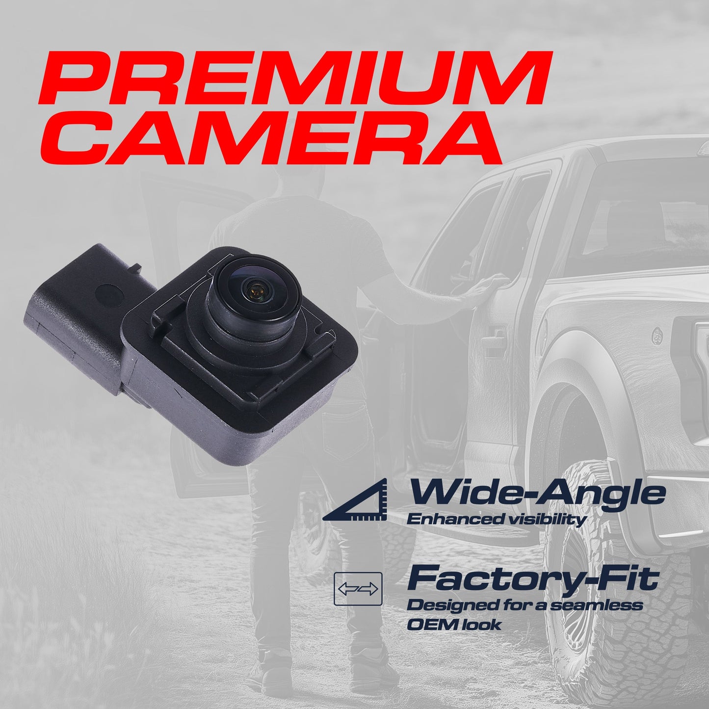 Ford F150 (2015-2017) OEM Replacement Backup Camera OE Part # FL3Z-19G490-D, FL3Z-19G490-B