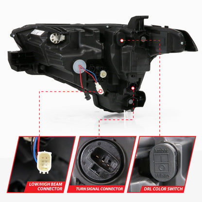 ANZO 22-24 Toyota Tundra (w/Factory LED Refl.) Z-Series Full LED Proj Headlights - Pass. Side ONLY 111599X-R