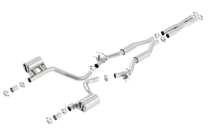 Borla 2015 Dodge Challenger SRT/392 Hemi 6.4L V8 S-TYPE Catback Exhaust w/ Valves Factory Bezel 140640
