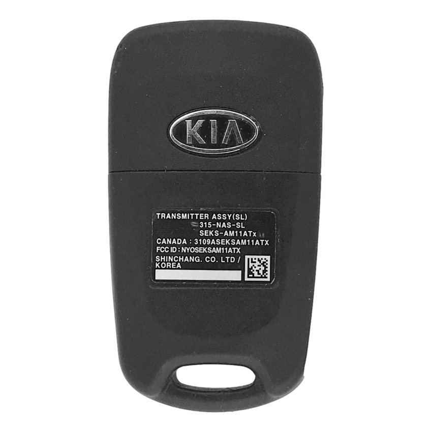 Kia Sportage 2012-2013 OEM 3 Button Flip Key Remote NYOSEKSAM11ATX (SL)