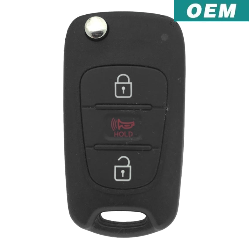 Kia Soul 2010-2012 OEM 3 Button Flip Key Remote NYOSEKSAM11ATX / NY0SEKSAM11ATX (AM11MY)