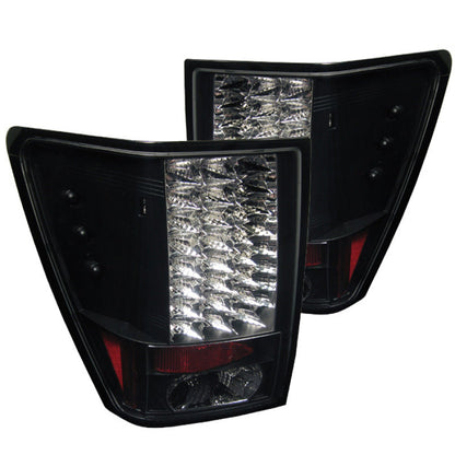 Spyder Jeep Grand Cherokee 05-06 LED Tail Lights Black ALT-YD-JGC05-LED-BK 5005526