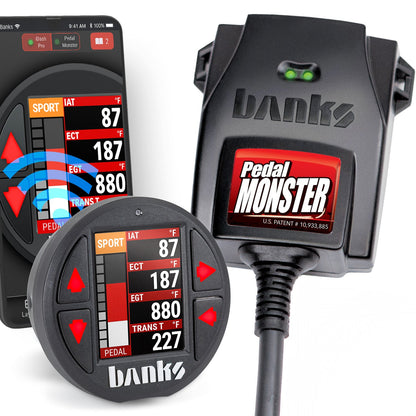 Banks Power Pedal Monster Kit Sumitomo TS 025 Sealed Series 6-Way CONFIG 1 PM-05 With iDash Pro 64327-P