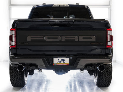AWE Tuning AWE Gen 3 Raptor SwitchPath Exhaust  - Chrome Silver Tips 3025-32356