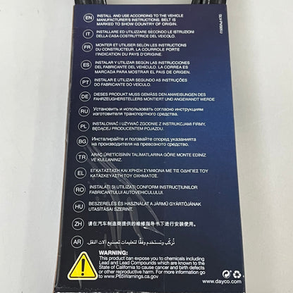 DAYCO Standard Depth Straight Serpentine Belt EPDM Material 101.30Length 5071013