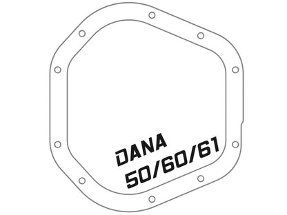 aFe Power Front/Rear Diff Cover Kit w/ Oil 17-22 Ford Diesel V8 (Dana Super 60 & Dana M275-14)