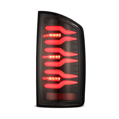 AlphaRex 07-08 Dodge Ram1500/07-09 Dodge Ram 2500+3500 Luxx-Series LED Tail Lights(Pair) Alpha Black 641050 *Discontinued