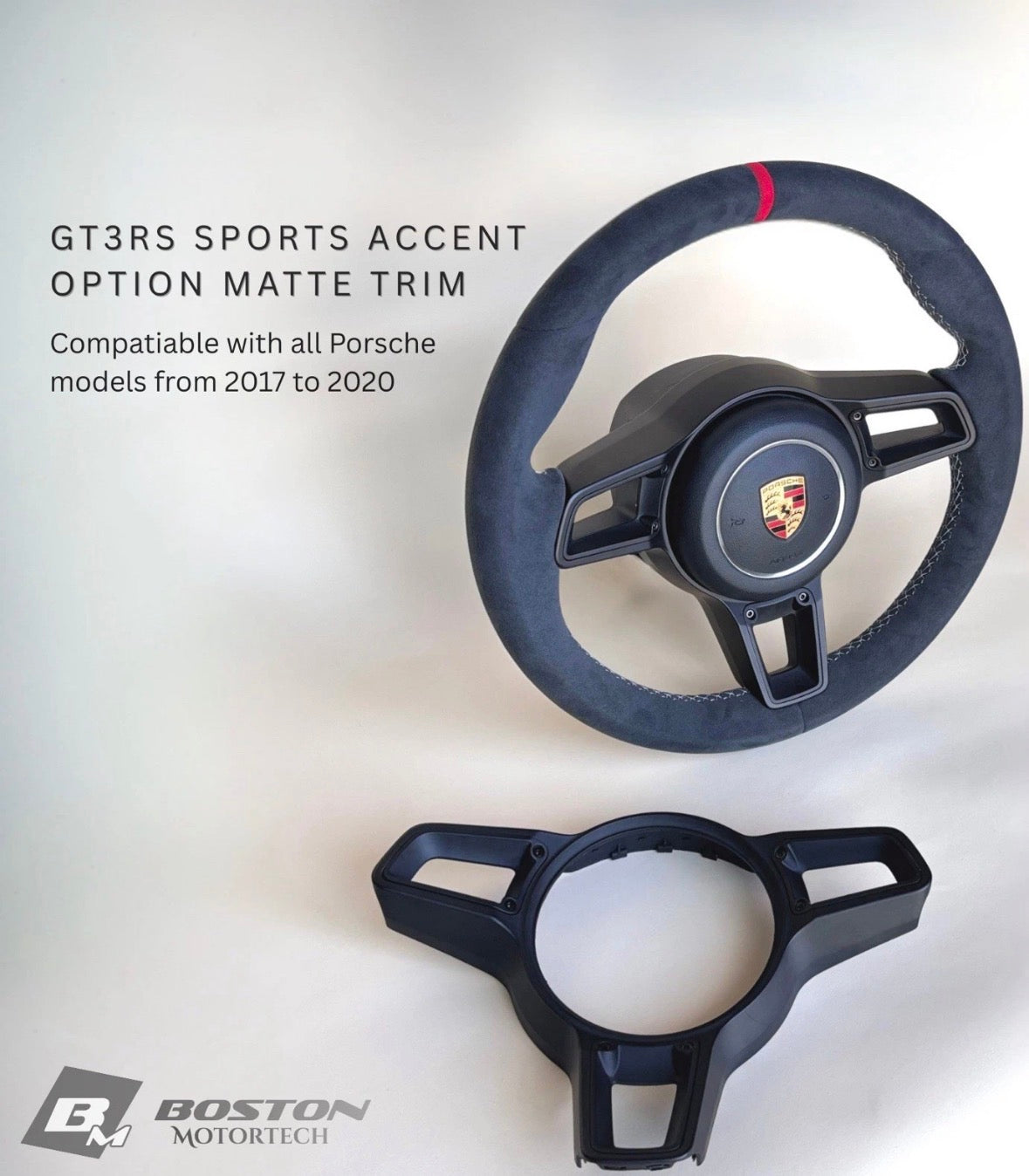 Porsche GT3RS Steering Wheel Trim Cover for 991.2 / 718.1