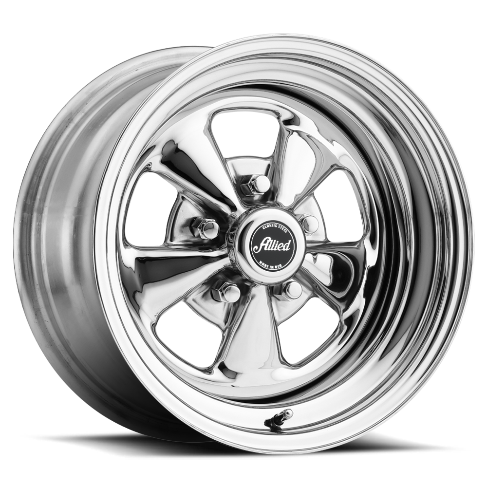 Allied Wheel Components SUPER SPOKE CHROME 15X7 5X4.5/4.75 (4.125"BS)