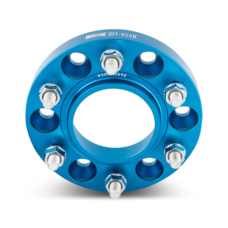 Borne Off-Road Wheel Spacers 5x150 110.1 25 M14 Blue BNWS-010-250BL