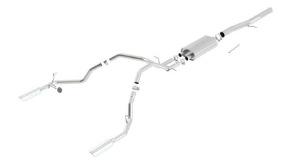 Borla 11 Chevrolet Silverado 1500LT/LTZ / GMC Sierra 1500 SLE/SLT S-Type SS Catback Exhaust 140437