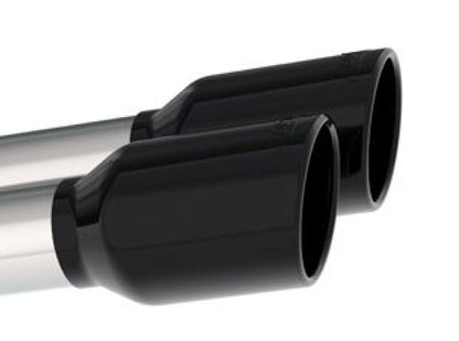 Borla 2020 Chevrolet Corvette C8 6.2 ATAK 3in Exhaust System Dual Round Rolled A/C Black Chrome Tips 140839BC