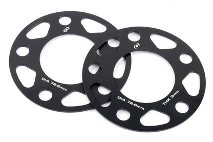Dinan Spacers; 5x120 - 72.6mm CB - 3mm Thick Set of 2