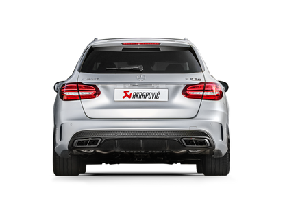 Akrapovic 15-17 AMG C63 Estate Evolution Line Cat Back (Titanium) w/ Carbon Tips (Req. Link Pipe) MTP-ME/T/2H/1