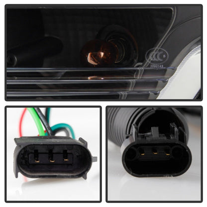 Spyder Ford F150 13-14 Xenon Model Only Light Bar Projector Headlights Black PRO-YD-FF15013PL-BK 5087591