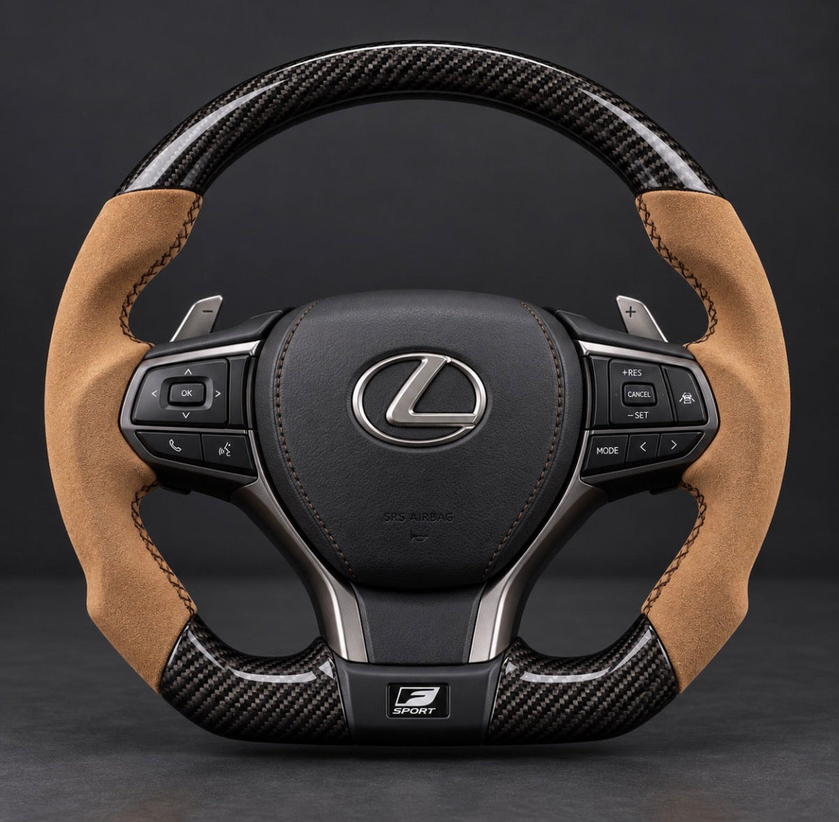 Redline Carbon Steering Wheel - Japanese & Korean