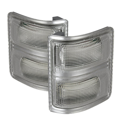 SPYDER xTune Ford Superduty 08-14 F250-F550 Amber LED Mirror Signal Lens - Clear ACC-LED-FDSD08-MR-C 9924736
