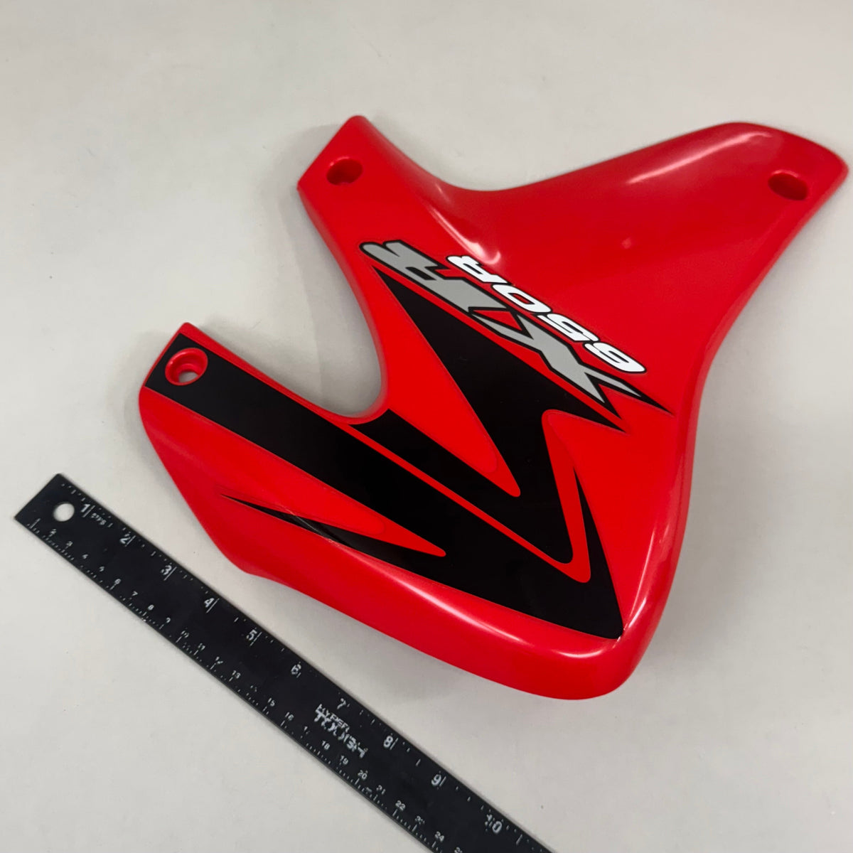 HONDA Shroud Set L. Radiator Genuine OEM Red/Black 19072-MBN-A30ZA