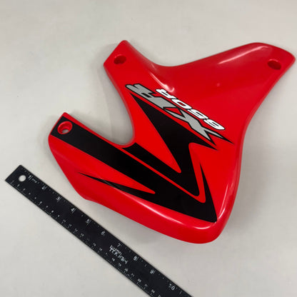 HONDA Shroud Set L. Radiator Genuine OEM Red/Black 19072-MBN-A30ZA