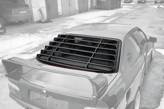 BMW E36 Coupe Series 3 Black Back Windshield Louvers (1992 - 1999)