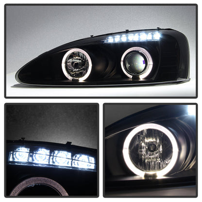Spyder Pontiac Grand Prix 04-08 Projector Headlights LED Halo LED Blk Smke PRO-YD-PGP04-HL-BSM 5078629
