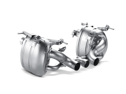 Akrapovic 10-15 Ferrari 458 Italia/458 Spyder Slip-On Line (Titanium) w/ Carbon Tips MTP-FE458H