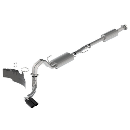 Ford Racing 21-22 F-150 2.7L/3.5L/5.0L Side Exit Touring Exhaust - Black Tips M-5200-FTBS