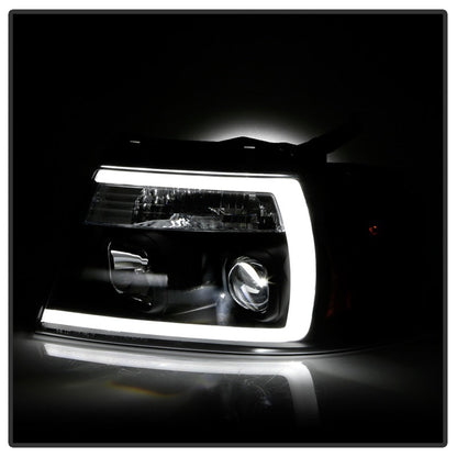 Spyder Ford F-150 04-08 High-Power LED Headlights - Black PRO-YD-FF15004PL-BK 5088161